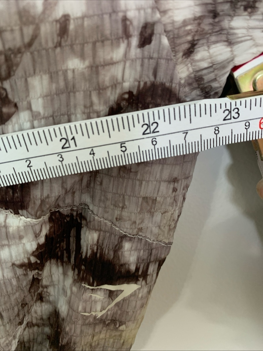 Gymshark Elevate Woven Jacket Womens XXL Cement Brown Spray Dye New without Tag - Picture 13 of 14